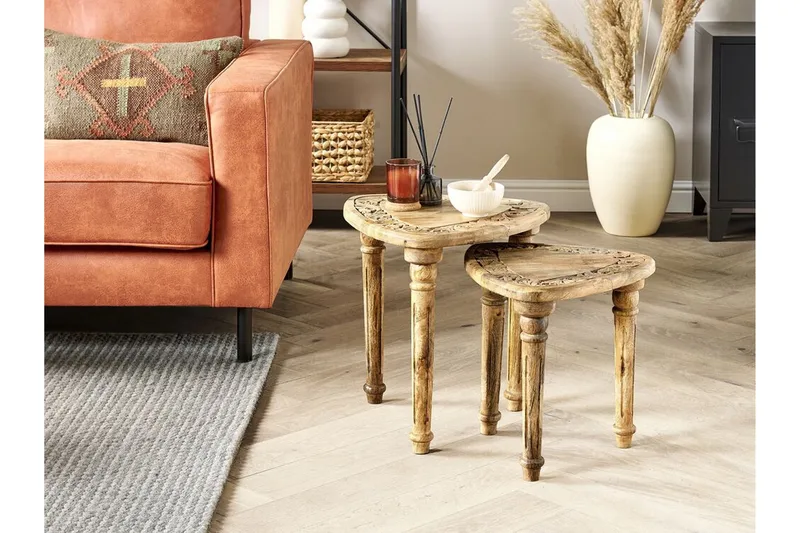 Gates Sætbord 33 cm - Lyst træ - Møbler - Borde - Aflastningsbord - Indskudsborde