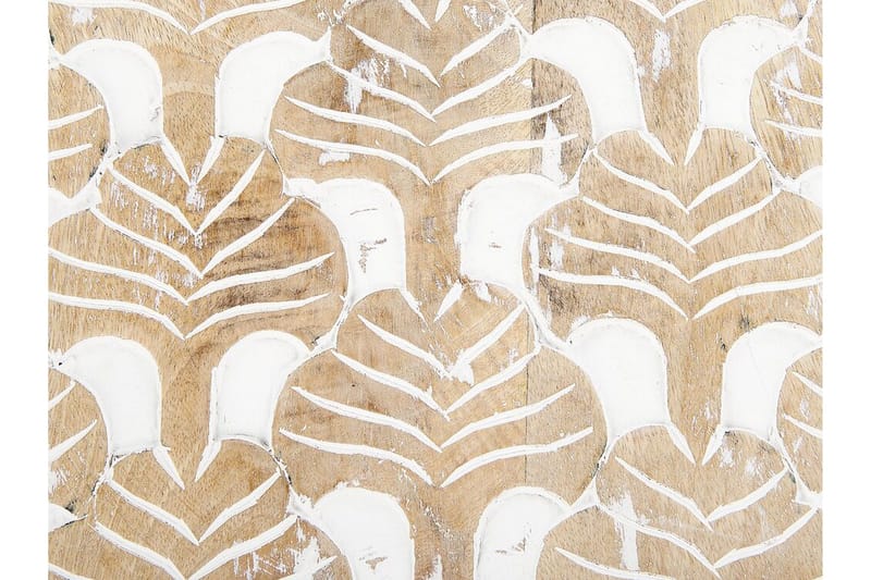 Gazelle Sætbord 46 cm - Lyst træ/Hvid - Møbler - Borde - Aflastningsbord - Indskudsborde