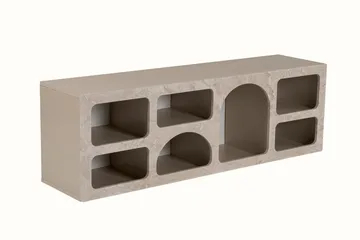 Giana Konsolbord 160 cm - Travertin/Sandsten - Opbevaring - Opbevaringsmøbler - Skænke & sideboards