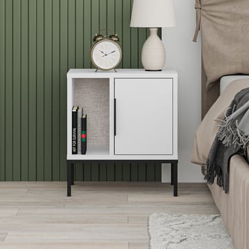 Glynn Sengebord 45 cm - Hvid - Møbler - Borde - Aflastningsbord - Sengebord