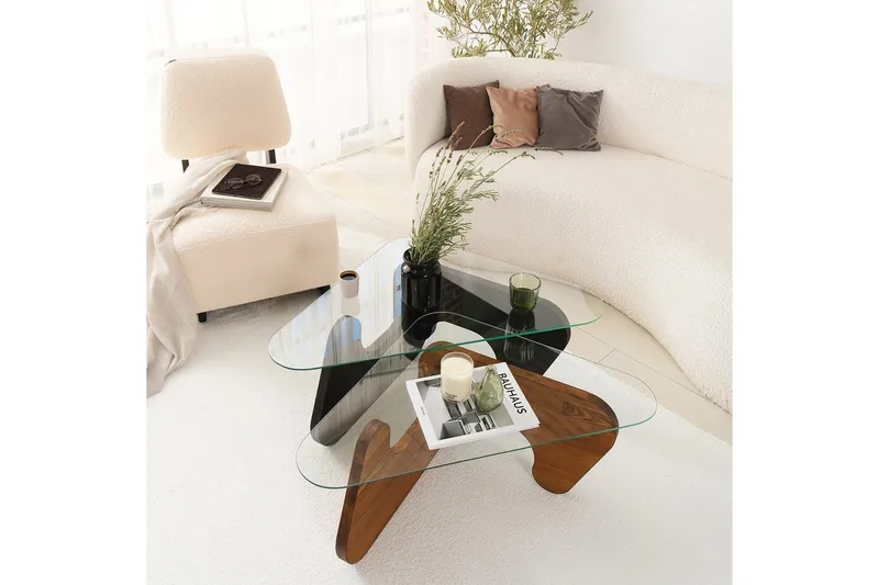 Grayce Sæt borde 94 cm - Sort - Møbler - Borde - Aflastningsbord - Indskudsborde