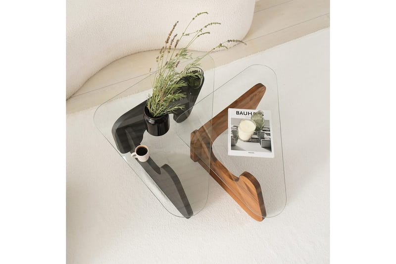 Grayce Sæt borde 94 cm - Sort - Møbler - Borde - Aflastningsbord - Indskudsborde