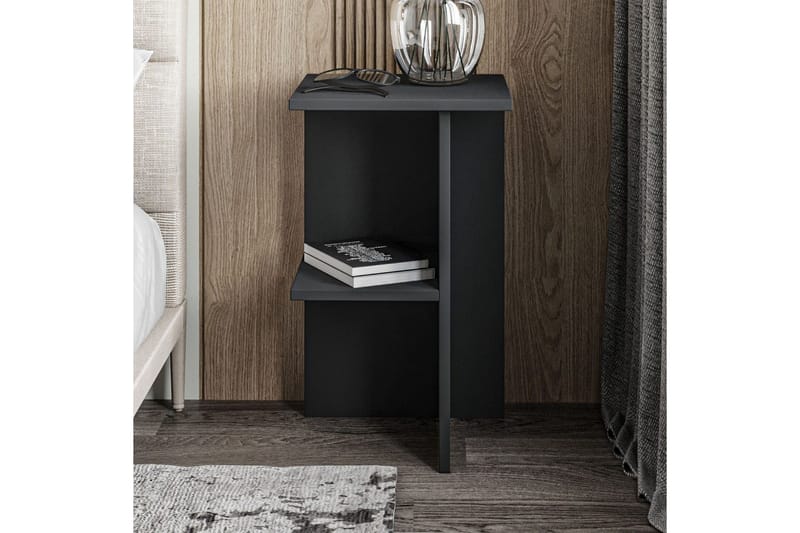 Gwyneth Natbord 36 cm - Antracit - Møbler - Borde - Aflastningsbord - Sengebord