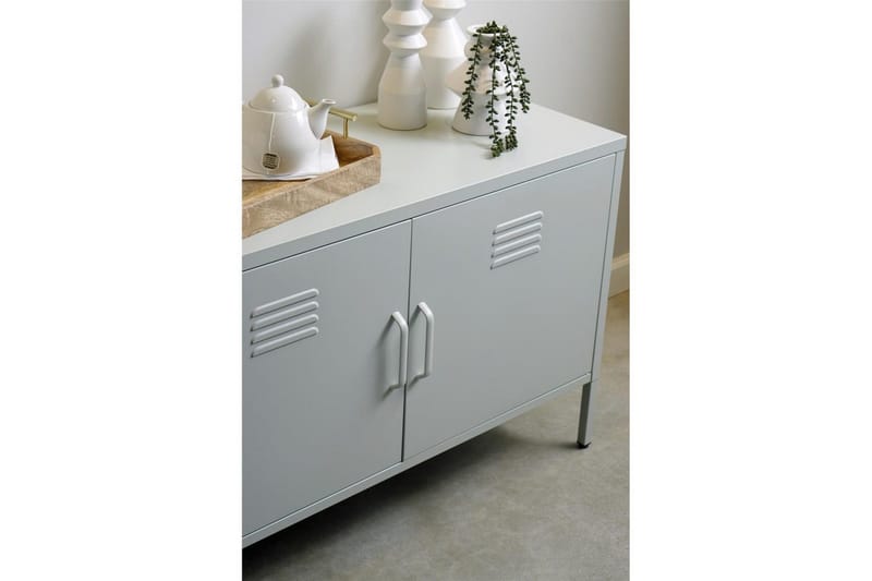 Højskab Mission District 100x40x64 cm, Lys Grøn - 100x40x64 cm, Lys Grøn - Opbevaring - Skab - Skabe