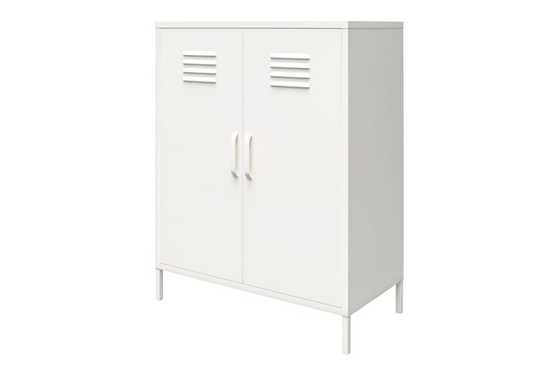 Højskab Mission District 40x80x102 cm, Hvid - 40x80x102 cm, Hvid - Møbler - Borde - Aflastningsbord - Entrébord