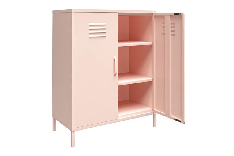 Højskab Mission District 40x80x102 cm, Lyserød - 40x80x102 cm, Lyserød - Opbevaring - Skab - Skabe