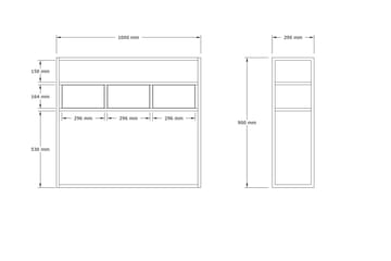 Ham Konsollbord 90 cm - Beige - Møbler - Borde - Aflastningsbord - Entrébord