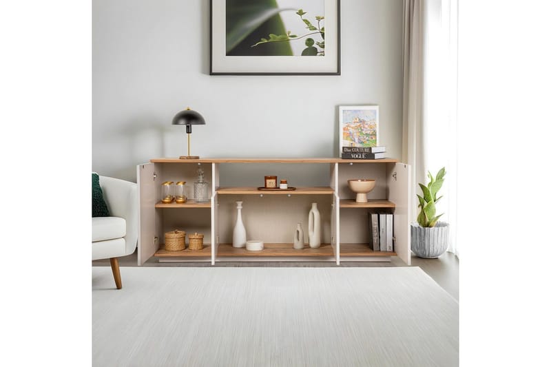 Hano Konsolbord 180 cm - Natur - Møbler - Borde - Aflastningsbord - Entrébord