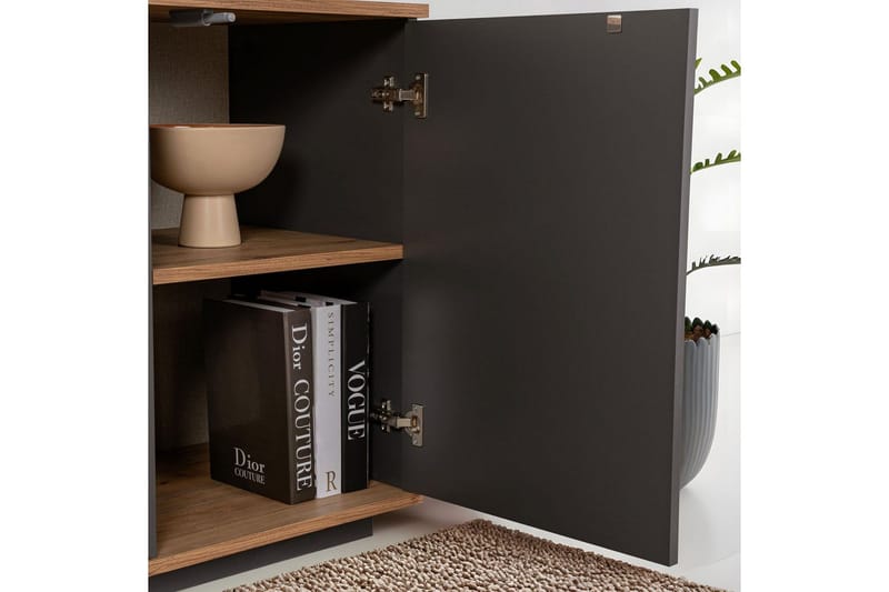 Hano Konsolbord 180 cm - Natur/Antracit - Møbler - Borde - Aflastningsbord - Entrébord