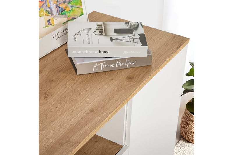 Hano Konsolbord 180 cm - Natur/Hvid - Møbler - Borde - Aflastningsbord - Entrébord