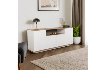 Hano Konsolbord 180 cm - Natur/Hvid - Møbler - Borde - Aflastningsbord - Entrébord