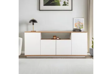 Hano Konsolbord 180 cm - Natur/Hvid - Møbler - Borde - Aflastningsbord - Entrébord