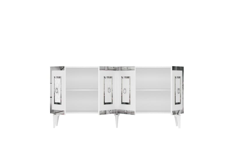 Harlen Konsolbord 150 cm - Hvid/Sølv - Møbler - Borde - Aflastningsbord - Entrébord