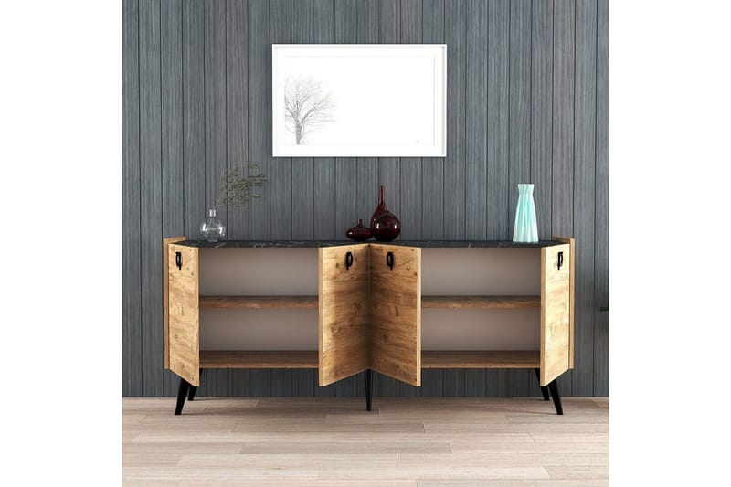 Harli Konsolbord 180 cm - Natur - Møbler - Borde - Aflastningsbord - Entrébord