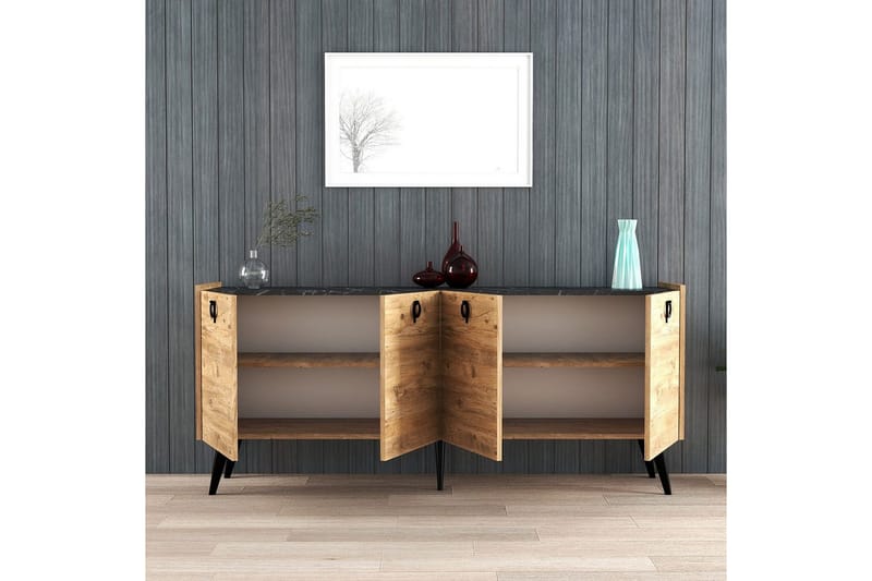 Harli Konsolbord 180 cm - Natur - Møbler - Borde - Aflastningsbord - Entrébord