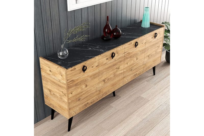 Harli Konsolbord 180 cm - Natur - Møbler - Borde - Aflastningsbord - Entrébord