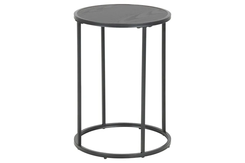 Hartsoe Sidebord 40x40 cm, Sort