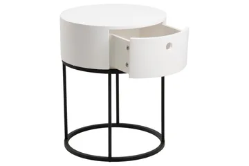 Hastane Natbord 40 cm - Sort - Møbler - Borde - Aflastningsbord - Sengebord