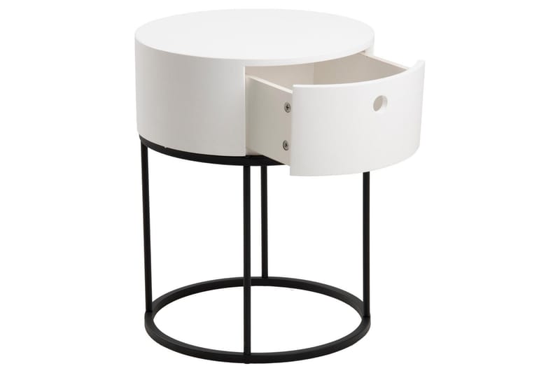 Hastane Natbord 40 cm - Sort - Møbler - Borde - Aflastningsbord - Sengebord