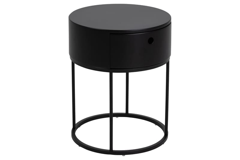 Hastane Natbord 40 cm - Sort - Møbler - Borde - Aflastningsbord - Sengebord