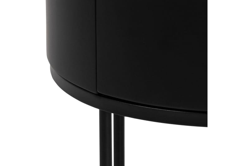 Hastane Natbord 40 cm - Sort - Møbler - Borde - Aflastningsbord - Sengebord