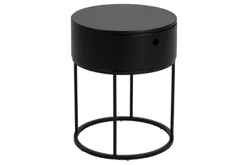 Hastane Natbord 40 cm - Sort - Møbler - Borde - Aflastningsbord - Sengebord