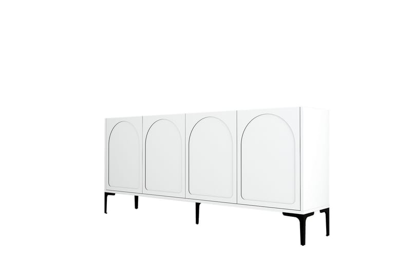 Hazim Konsolbord 180 cm - Hvid/Sort - Møbler - Borde - Aflastningsbord - Entrébord
