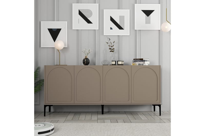 Hazim Konsolbord 180 cm - Sort - Møbler - Borde - Aflastningsbord - Entrébord