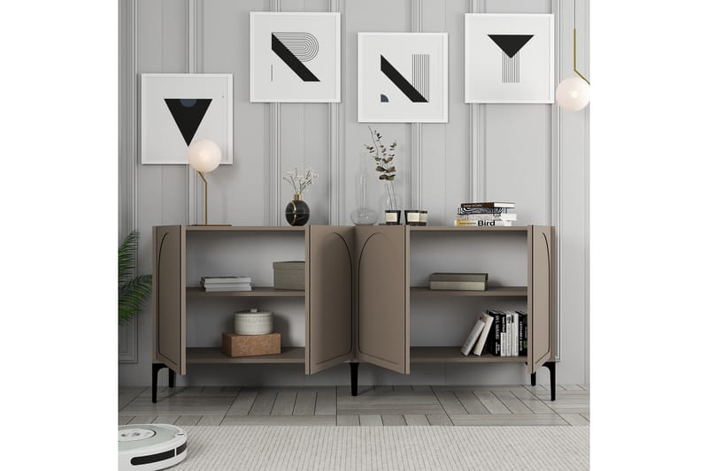 Hazim Konsolbord 180 cm - Sort - Møbler - Borde - Aflastningsbord - Entrébord