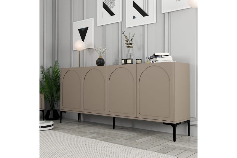Hazim Konsolbord 180 cm - Sort - Møbler - Borde - Aflastningsbord - Entrébord