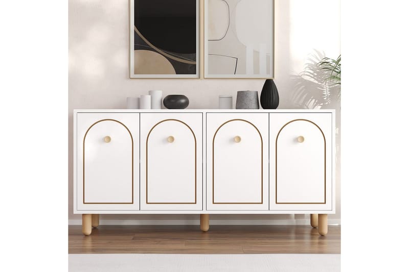 Hearst Konsolbord 150 cm - Hvid - Møbler - Borde - Aflastningsbord - Entrébord