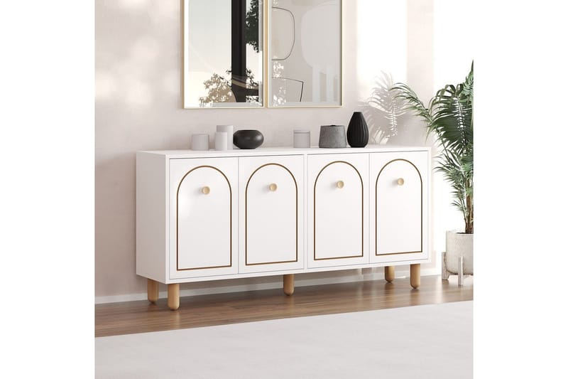 Hearst Konsolbord 150 cm - Hvid - Møbler - Borde - Aflastningsbord - Entrébord