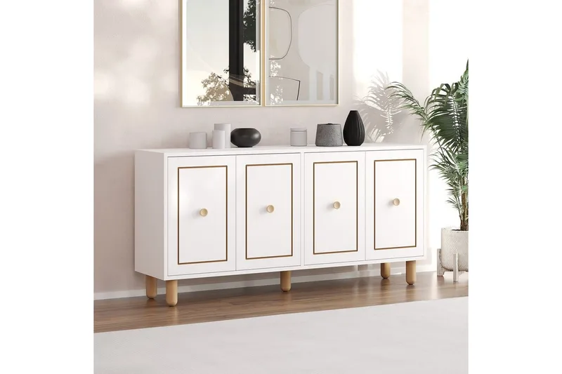 Hearst Konsolbord 150 cm - Hvid - Møbler - Borde - Aflastningsbord - Entrébord