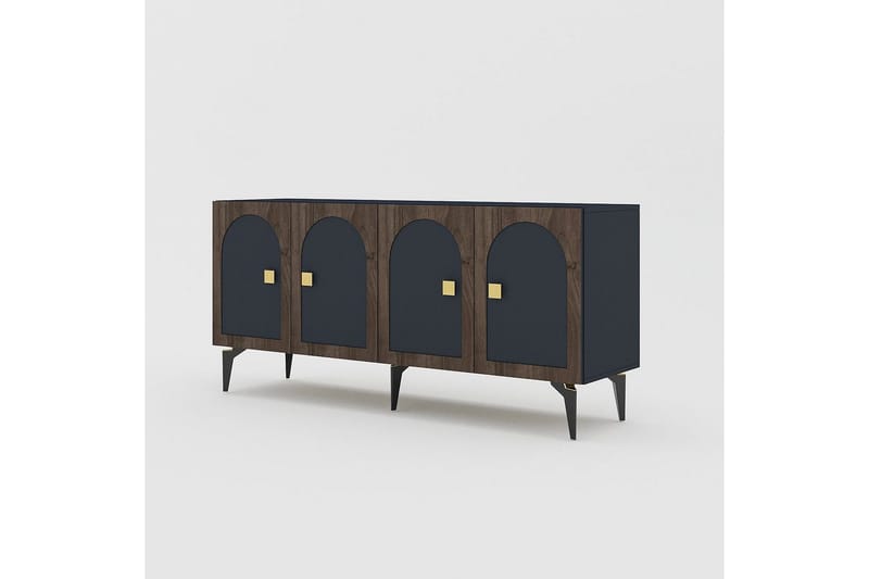 Hideaki Konsolbord 150 cm - Guld/Antracit - Møbler - Borde - Aflastningsbord - Entrébord