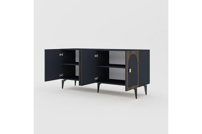 Hideaki Konsolbord 150 cm - Guld/Antracit - Møbler - Borde - Aflastningsbord - Entrébord