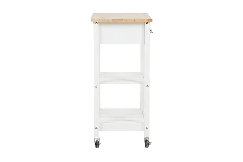 Hiuma Serveringsplade 58 cm - Hvid - Møbler - Borde - Barvogn & serveringsvogn - Køkkenvogn