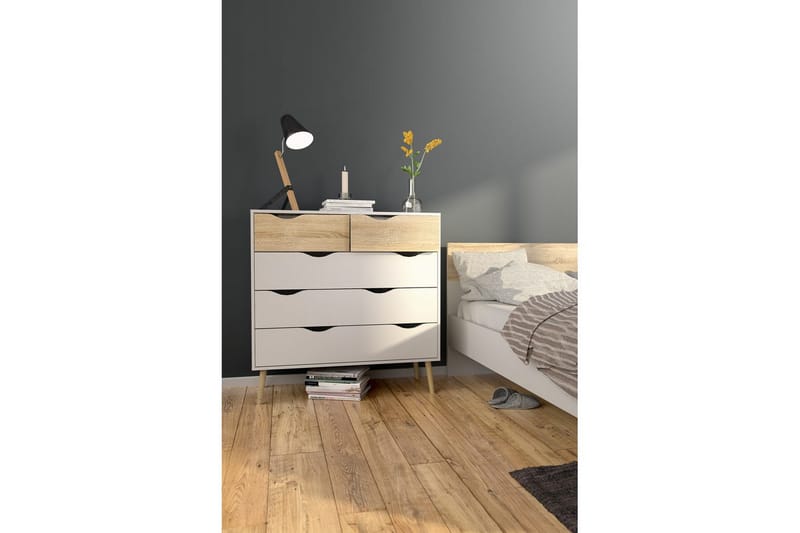 Hostafranc Konsolbord 99 cm - Hvid - Møbler - Borde - Aflastningsbord - Entrébord