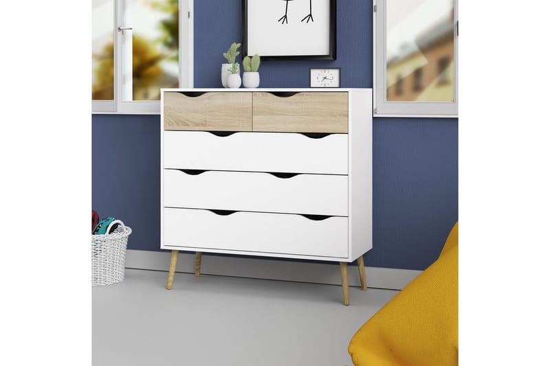 Hostafranc Konsolbord 99 cm - Hvid - Møbler - Borde - Aflastningsbord - Entrébord