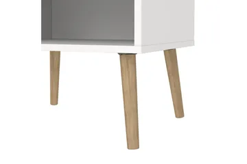Hostafranc Natbord 50,2 cm - Hvid - Møbler - Borde - Aflastningsbord - Sengebord