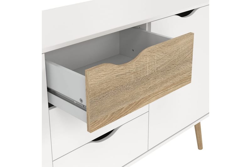 Hostafranc Skænk 195,7 cm - Hvid - Opbevaring - Opbevaringsmøbler - Skænke & sideboards