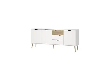 Hostafranc Skænk 195,7 cm - Hvid - Opbevaring - Opbevaringsmøbler - Skænke & sideboards