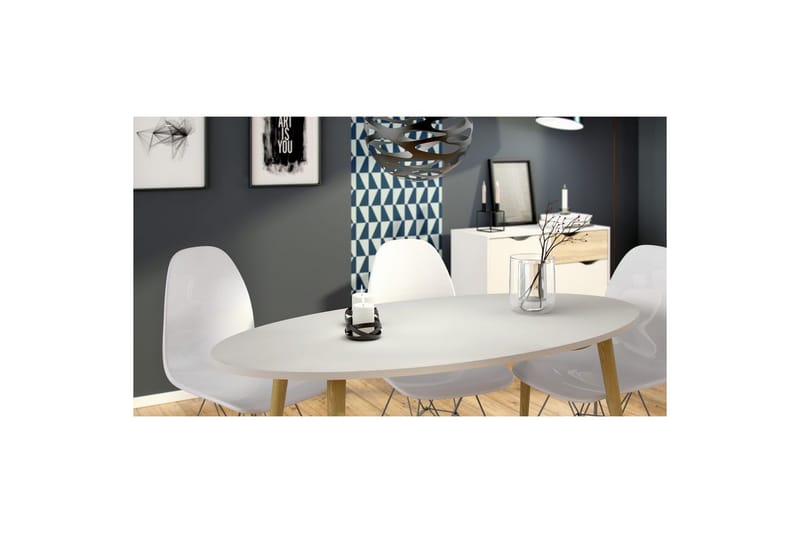 Hostafranc Skænk 98,7 cm - Hvid - Opbevaring - Opbevaringsmøbler - Skænke & sideboards