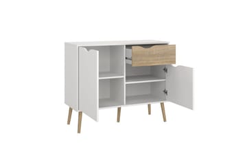 Hostafranc Skænk 98,7 cm - Hvid - Opbevaring - Opbevaringsmøbler - Skænke & sideboards