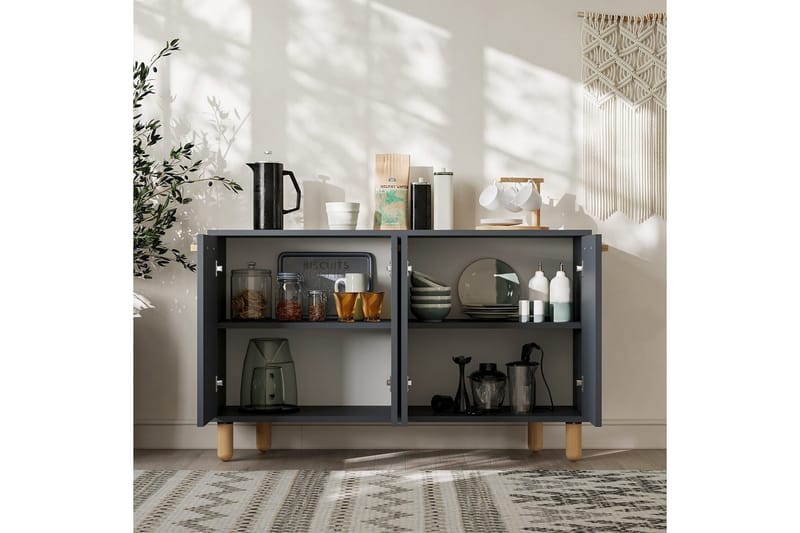 Hungirr Konsolbord 120 cm - Antracit - Møbler - Borde - Aflastningsbord - Entrébord