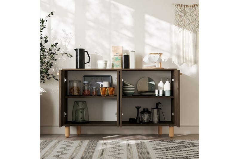 Hungirr Konsolbord 120 cm - Mellemfarvet træ - Møbler - Borde - Aflastningsbord - Entrébord