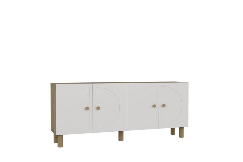Inci Konsolbord 150 cm - Brun/Hvid - Møbler - Borde - Aflastningsbord - Entrébord
