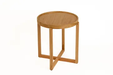 Indskudsbord (3 dele) Wallxpert Milas (45 x 55 x 45 cm) Eg - Eg - Møbler - Borde - Aflastningsbord - Indskudsborde