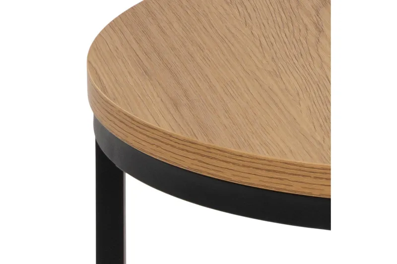 Belgrat Sidebord Rund - Natur - Møbler - Borde - Aflastningsbord - Indskudsborde