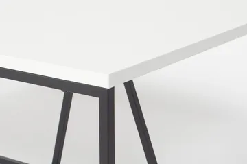 Bodsjö Indskudsbord 88 cm 2 Bord - Hvid/Sort - Møbler - Borde - Aflastningsbord - Indskudsborde
