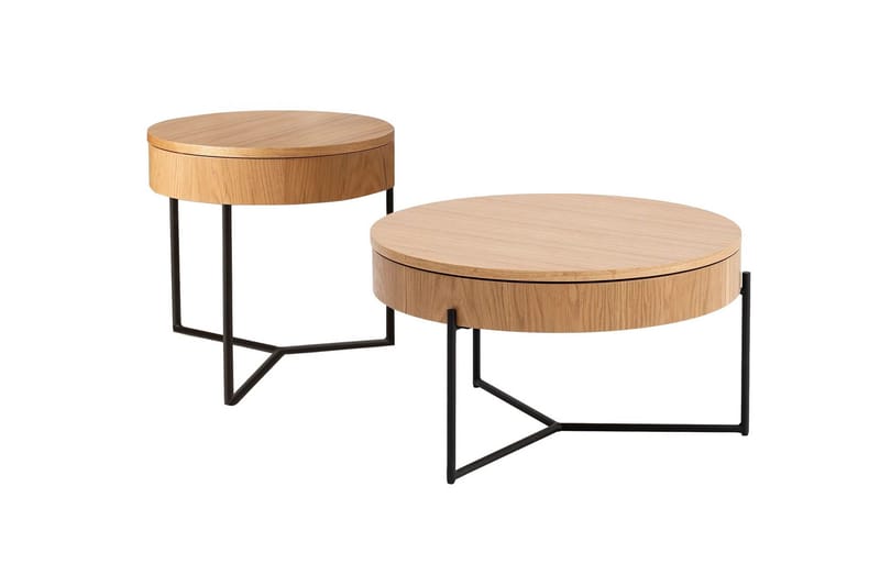 Islo Indskudsbord - Sort - Møbler - Borde - Aflastningsbord - Indskudsborde